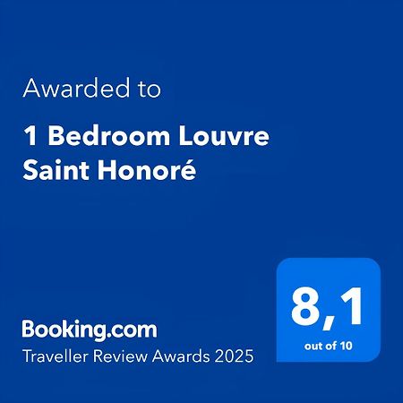 1 Bedroom Louvre Saint Honore Free Netflix Paris Eksteriør billede